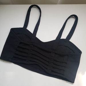 Cage Back, Crop Tank Top